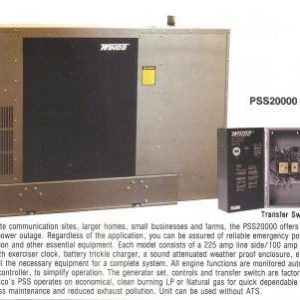 Support for Model:  PSS20000/A