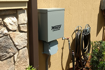 Manual transfer switch