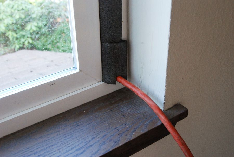 cord thru window